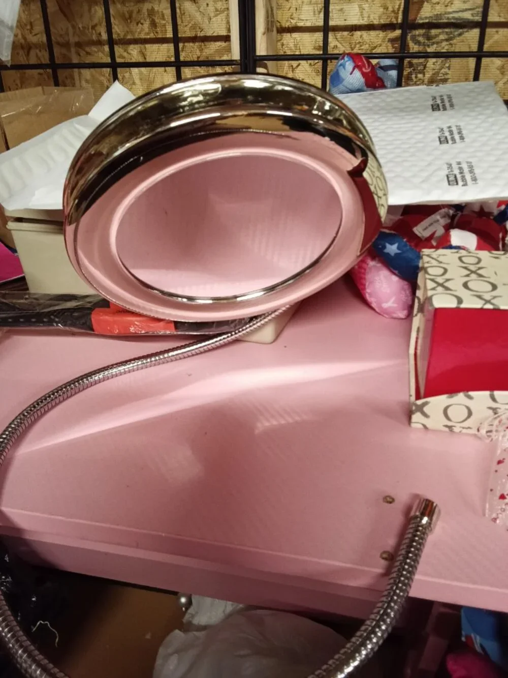 Flexible Gooseneck Vanity Mirror with Stand and Case